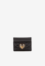 Dolce & Gabbana Devotion Cradholder in Quilted Nappa Leather BI0330 AV967 80999