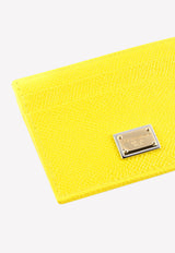 Dolce & Gabbana Dauphine Leather Cardholder Yellow BI0330 A1001 80203