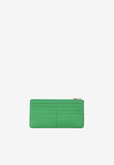 Dolce & Gabbana Large Zipped Leather Cardholder BI1265 A1001 87192 Green