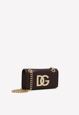 Dolce & Gabbana Phone Holder in Calf Leather Bordeaux BI3152 B5954 80308