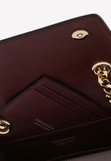 Dolce & Gabbana Phone Holder in Calf Leather Bordeaux BI3152 B5954 80308