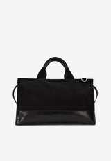 Dolce & Gabbana Logo Plate Duffel Bag Black
