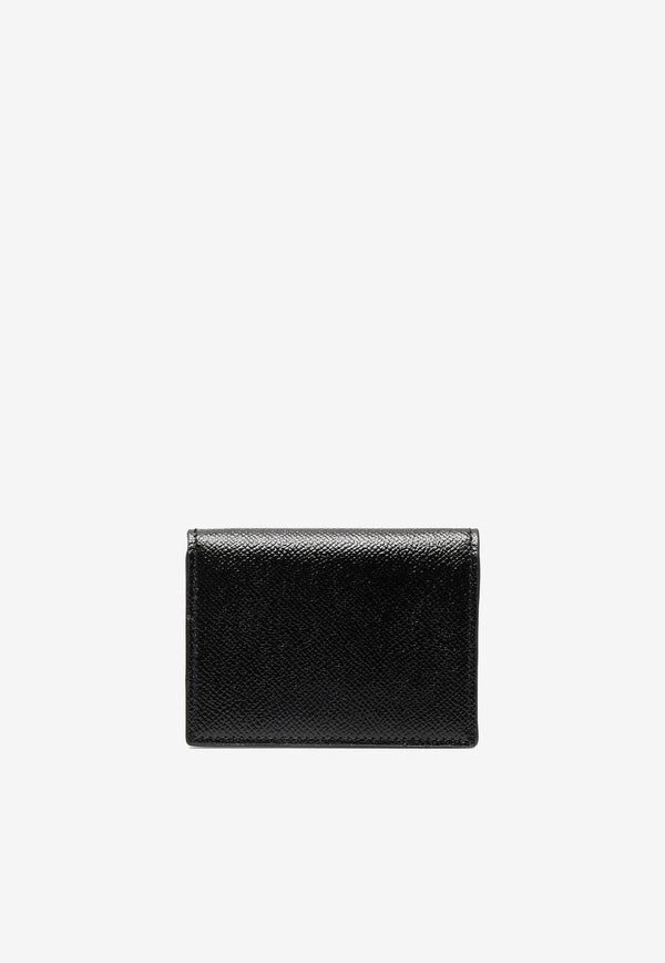 Dolce & Gabbana Logo Cardholder in Calf Leather Black BP1643 AZ602 80999