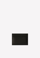 Dolce & Gabbana Logo-Embossed Calfskin Cardholder Black BP3239 AG218 80999