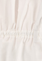 توب مُقلم بحاشية منفوشة