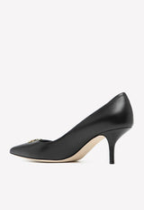 Dolce & Gabbana DG 60 Pointed Toe Pumps in Leather Black CD1696 AQ994 80999