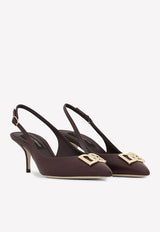 Dolce & Gabbana Cardinale 60 Slingback Pumps in Calf Leather Bordeaux CG0607 B5954 80308