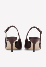 Dolce & Gabbana Cardinale 60 Slingback Pumps in Calf Leather Bordeaux CG0607 B5954 80308