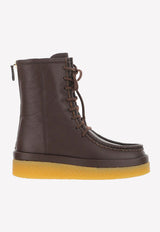 Chloé Jamie Ankle Boots in Calf Leather Brown CHC22A672AB27X