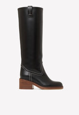 Chloé Mallo Tall Boots CHC22A684AF001 BLACK Black