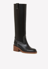 Chloé Mallo Tall Boots CHC22A684AF001 BLACK Black