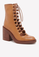 Chloé May 90 Ankle Boots CHC22S559L0210 LUMINOUS OCHRE Tan