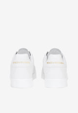 Dolce & Gabbana Portofino Low-Top Sneakers in Calf Leather CK1602 A1065 80001 White