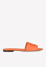 Dolce & Gabbana DG Millennials Slides in Calf Leather Orange CQ0436 AY329 80244