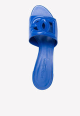 Dolce & Gabbana Millennials 40 DG Mules in Calf Leather Blue CR1139 AY329 80623