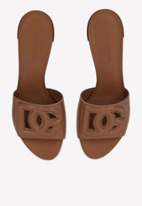 Dolce & Gabbana Millennials 40 DG Mules in Calf Leather Brown CR1139 AY329 81236