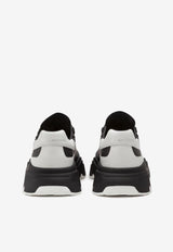 Dolce & Gabbana Daymaster Low-Top Sneakers in Nappa Leather Black CS1791 AX589 89690