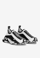 Dolce & Gabbana Low-Top Logo Slip-on Sneakers Monochrome