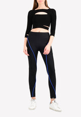 توب قصير سلاشد محبوك