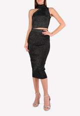 تنورة ضيقة بحبكة ميتاليك