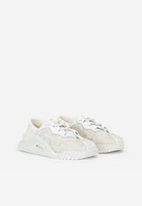 Dolce & Gabbana Kids Girls Cordonetto Lace-Up Sneakers D11008 AO237 80005 White