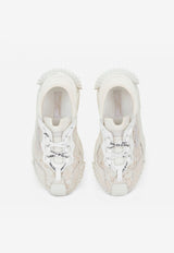 Dolce & Gabbana Kids Girls Cordonetto Lace-Up Sneakers D11008 AO237 80005 White