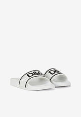 Dolce & Gabbana Kids Kids DG Logo Slides White DD0318 A6E33 89697