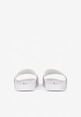 Dolce & Gabbana Kids Kids DG Logo Slides White DD0318 A6E33 89697