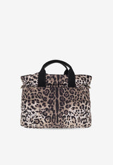 Dolce & Gabbana Kids Baby Leopard Print Changing Bag Multicolor EB0241 AO824 HA93M