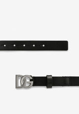 Dolce & Gabbana Kids Boys DG Logo Buckle Stretch Belt Black EC0076 AQ616 80999