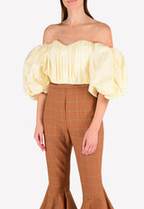 توب ليدي تشاترلي بأكتاف متدلية