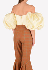 توب ليدي تشاترلي بأكتاف متدلية