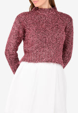 سويتر فابورايز طويل الأكمام بحبكة ميتاليك