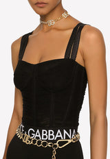 Draped Corset Top Dolce & Gabbana F761ET FLEAA N0000