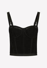 Draped Corset Top Dolce & Gabbana F761ET FLEAA N0000