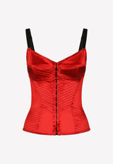 Satin Corset Top Dolce & Gabbana F771ST FURAD R2244