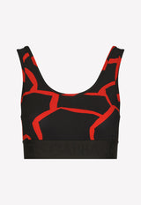Giraffe-print Jersey Bralette Dolce & Gabbana F8O09T FSG56 HSYQN