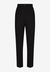 Dolce & Gabbana Milano Rib Pants Black FTAM2T FUGPN N0000