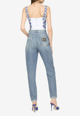 Dolce & Gabbana High-Waist Distressed Jeans Denim FTBXGD G8GJ3 S9001