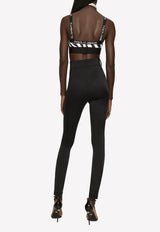 Dolce & Gabbana Skinny-Fit Jersey Pants Black FTCI9T FUGLG N0000