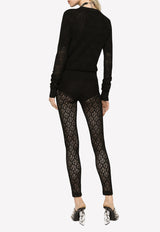 Dolce & Gabbana DG Logo Knitted Cardigan Black FXI48T JAIL1 N0000