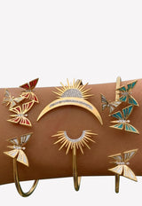 سوار ماي دريم از تو فلاي من الذهب الأصفر عيار 18 قيراط بالألماس مع فراشات