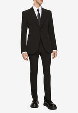 Dolce & Gabbana Single-Breasted Blazer Black G2QV5T FURLI N0000