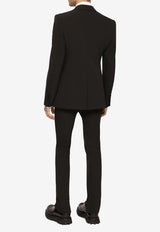 Dolce & Gabbana Single-Breasted Blazer Black G2QV5T FURLI N0000