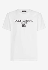Dolce & Gabbana Logo Crewneck Short-Sleeved T-shirt White G8NC5Z G7B9X W0800