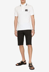 Dolce & Gabbana Logo Short-Sleeved Polo T-shirt White G8OL0Z FU7EN W0111