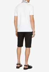 Dolce & Gabbana Logo Short-Sleeved Polo T-shirt White G8OL0Z FU7EN W0111