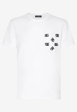 Dolce & Gabbana Logo Patch Pocket Short-Sleeved T-shirt White G8OZ8T FU7EQ HAVAN