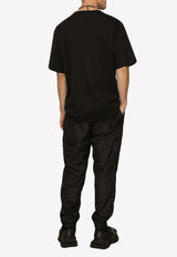 Dolce & Gabbana Logo-Printed Short-Sleeved T-shirt Black G8PQ0Z HU7MA N0000