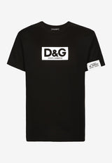 Dolce & Gabbana Logo-Print Short-Sleeved T-shirt Black